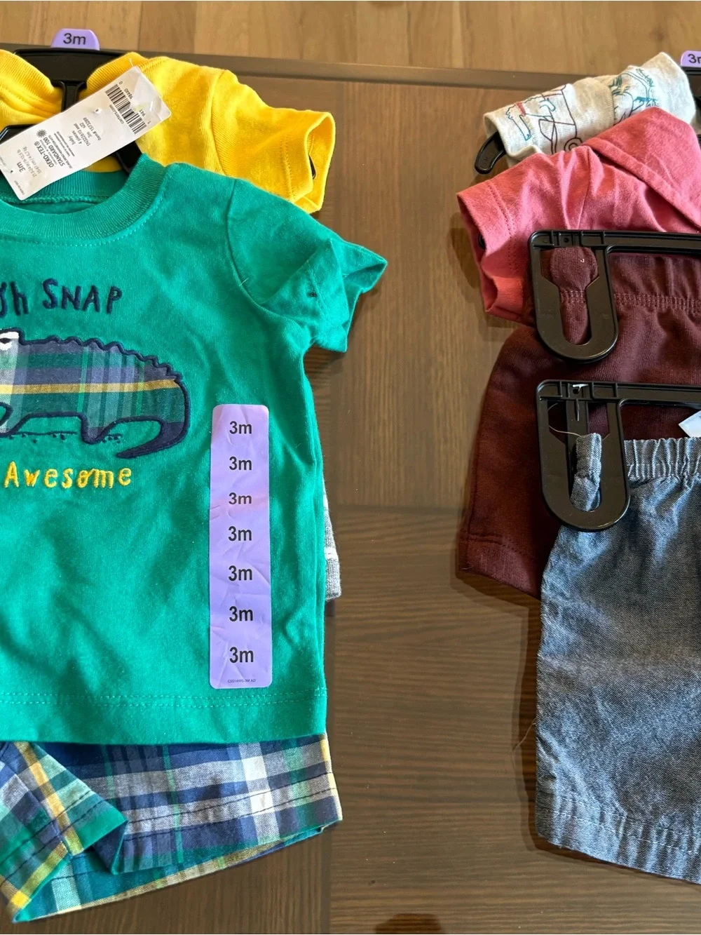 Carter's Baby Boys 3 Months  2  4-Piece  Shorts Set